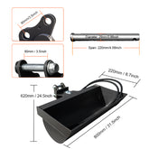 32 inch tilt bucket size for mini excavators